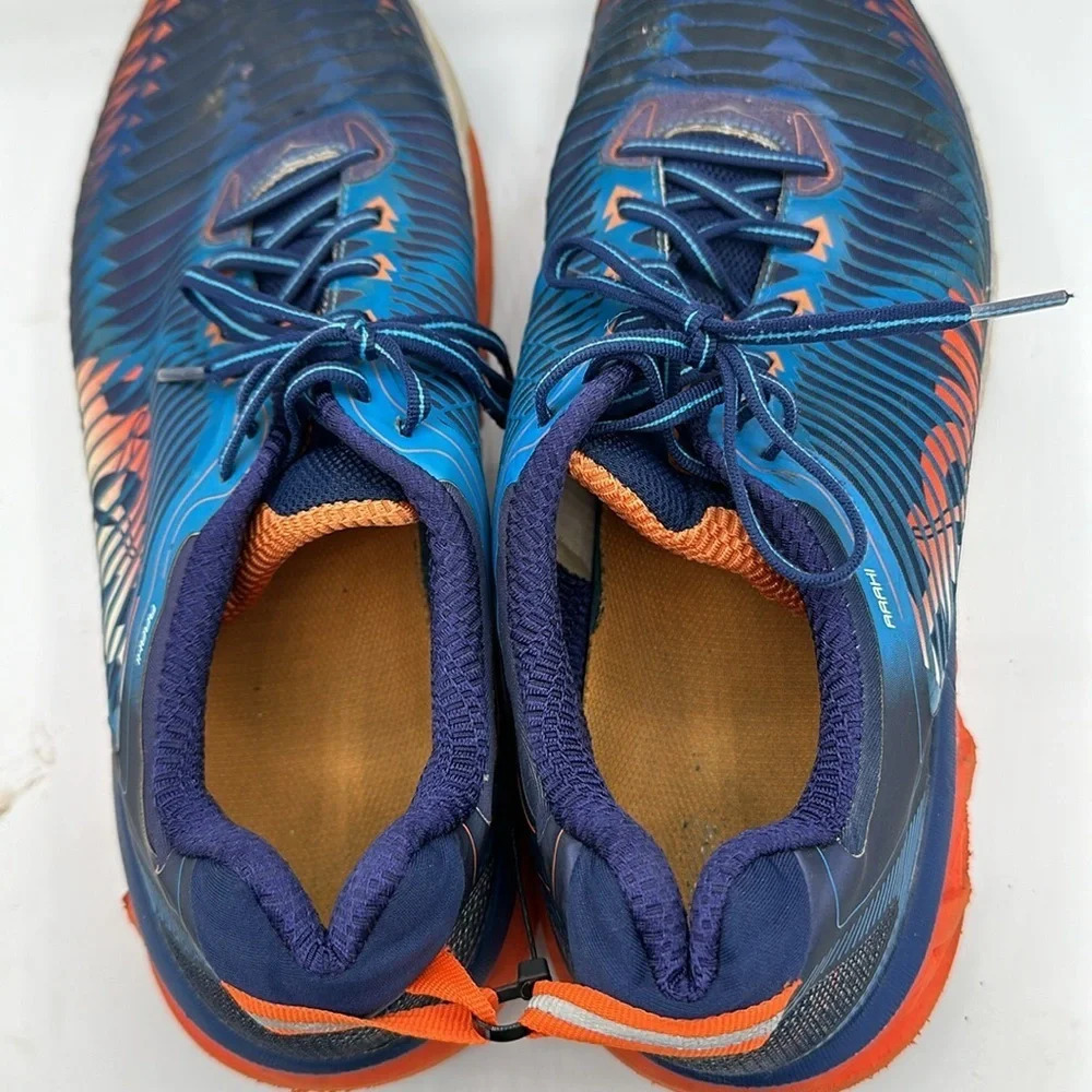 men's blue orange purple Hoka Arahi tennis shoes size 12.5 - Picture 4 of 6